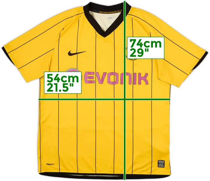 2008-09 Borussia Dortmund Home Shirt - 6/10 - (M)