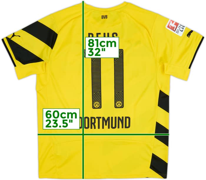 2014-15 Borussia Dortmund Home Shirt Reus #11 - 7/10 - (L)