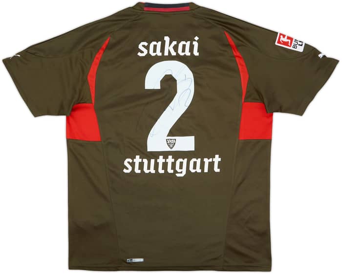 2010-11 Stuttgart Signed Third Shirt Sakai #2 - 8/10 - (L)