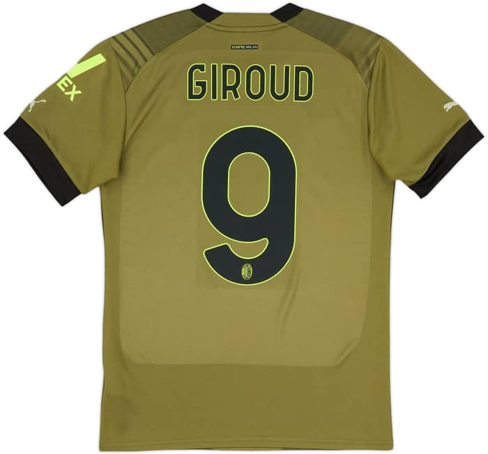 2022-23 AC Milan Third Shirt Giroud #9 - 10/10 - (S)
