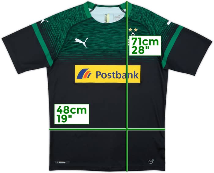 2018-19 Borussia Monchengladbach Away Shirt - 6/10 - (M)