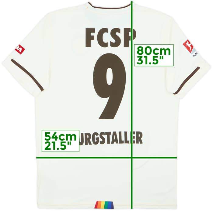 2020-21 St Pauli Away Shirt Burgstaller #9 - 8/10 - (L)