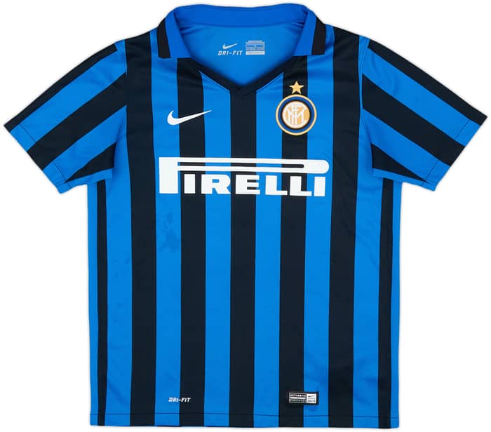 2015-16 Inter Milan Home Shirt Icardi #9 - 6/10 - (L.Boys)