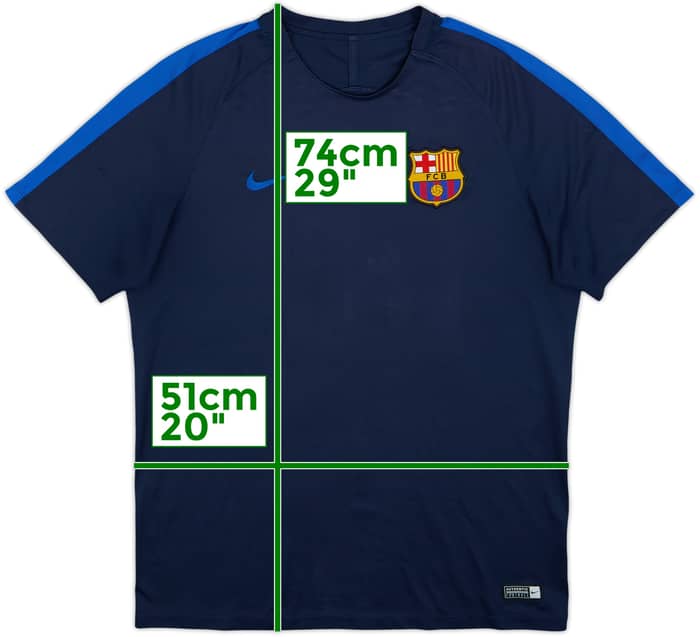 2016-17 Barcelona Nike Training Shirt - 5/10 - (L)