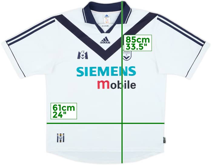 2000-01 Bordeaux Away Shirt #6 - 6/10 - (XL)