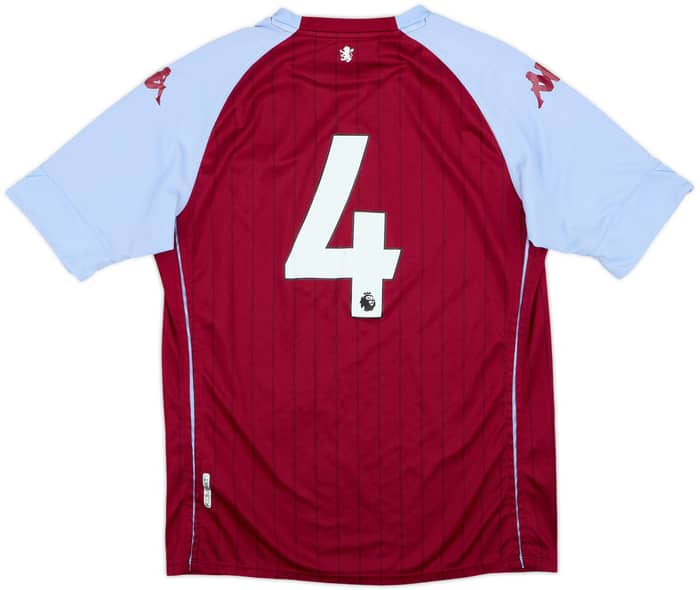 2020-21 Aston Villa Home Shirt #4 - 8/10 - (L)