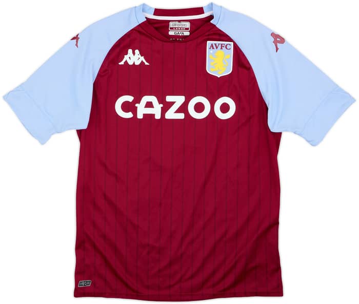 2020-21 Aston Villa Home Shirt #4 - 8/10 - (L)
