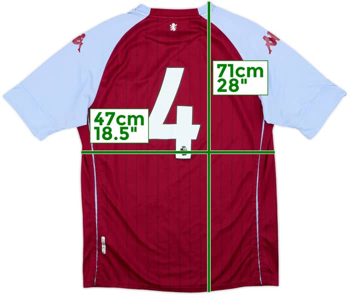 2020-21 Aston Villa Home Shirt #4 - 8/10 - (L)