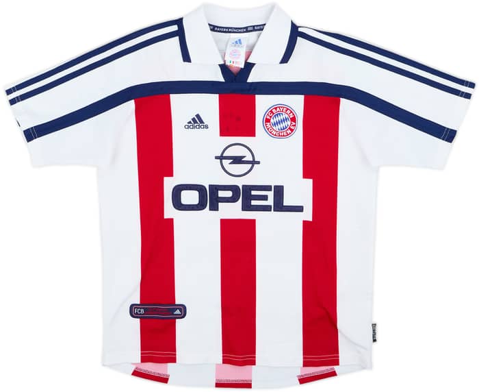 2000-01 Bayern Munich Away Shirt Elber #9 - 6/10 - (L.Boys)
