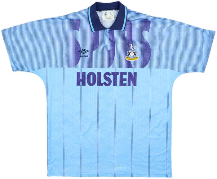 1991-94 Tottenham Third Shirt Sheringham #10 - 7/10 - (XL)