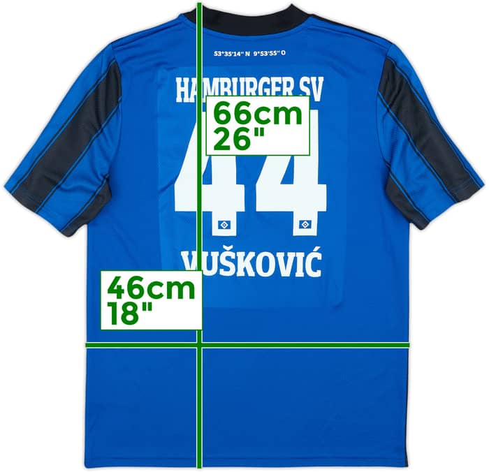 2021-22 Hamburg Away Shirt Vuskovic #44 (L.Boys)