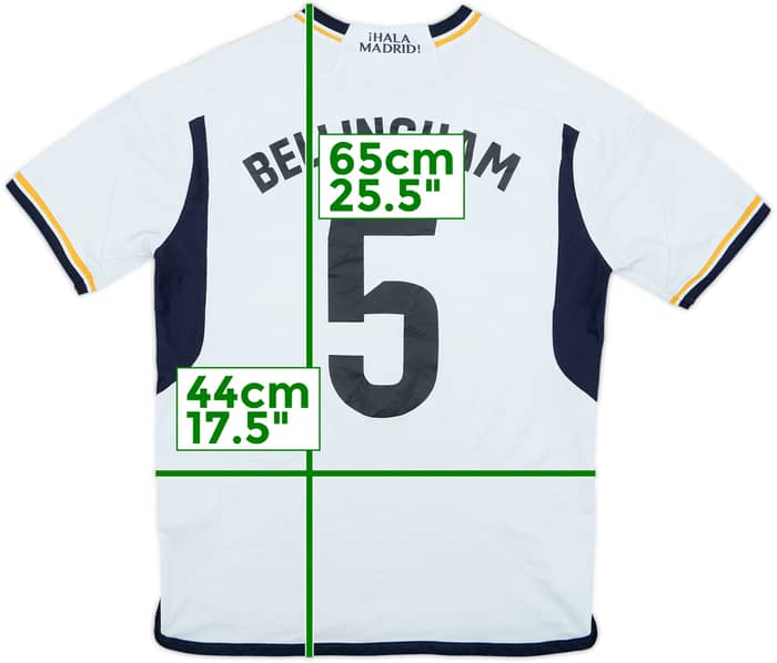 2023-24 Real Madrid Home Shirt Bellingham #5 - 5/10 - (L.Boys)
