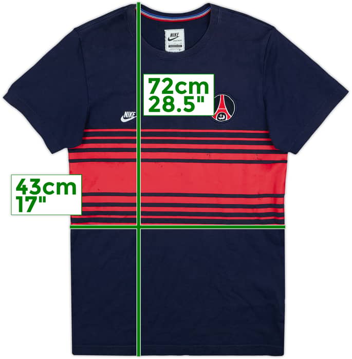 2013-14 Paris Saint-Germain Nike Cotton Tee - 6/10 - (S)