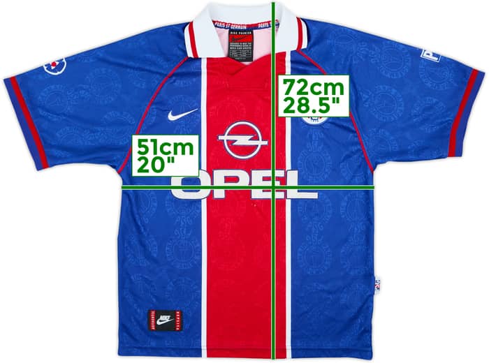 1996-97 Paris Saint-Germain Home Shirt - 6/10 - (M)