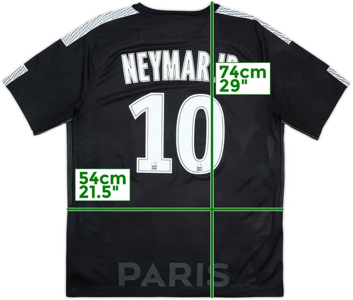 2017-18 Paris Saint-Germain Third Shirt Neymar Jr #10 - 9/10 - (L)