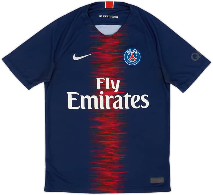 2018-19 Paris Saint-Germain Home Shirt - 4/10 - (S)