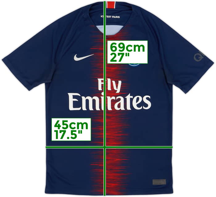 2018-19 Paris Saint-Germain Home Shirt - 4/10 - (S)