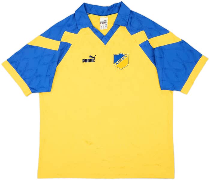 1989-90 APOEL Nicosia Home Shirt - 8/10 - (XL)