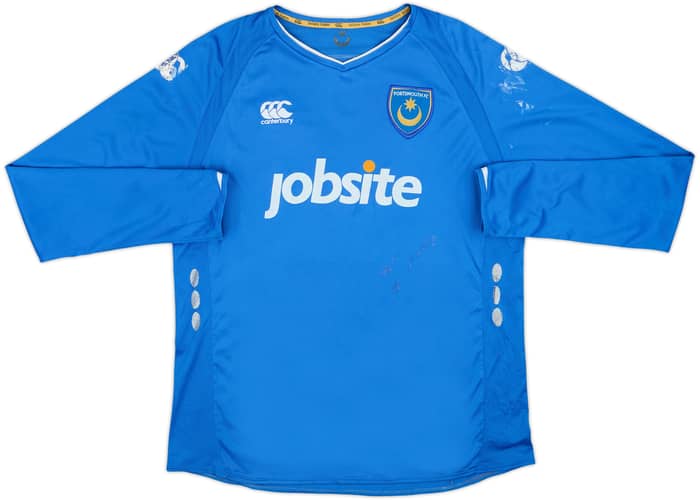 2009-10 Portsmouth Home L/S Shirt - 4/10 - (L)