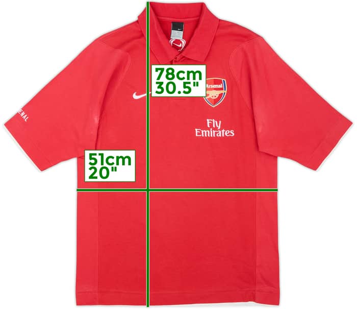 2006-07 Arsenal Nike Polo Shirt - 10/10 - (M)