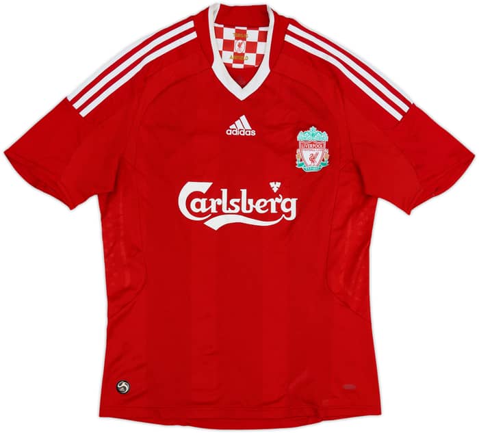 2008-10 Liverpool Camiseta Local Alonso #14 - 5/10 - (M)