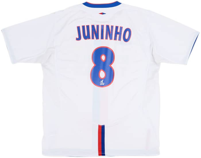2004-05 Lyon Home Shirt Juninho #8 - 6/10 - (XL)
