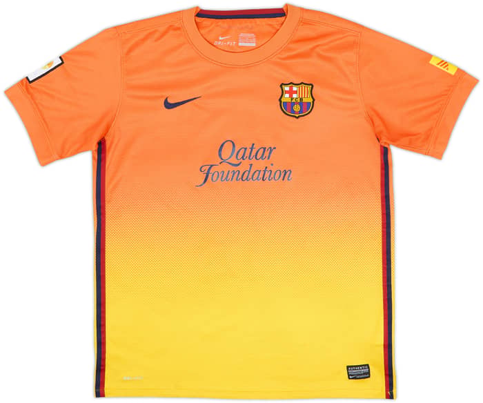 2012-13 Barcelona Away Shirt - 7/10 - (XL.Boys)