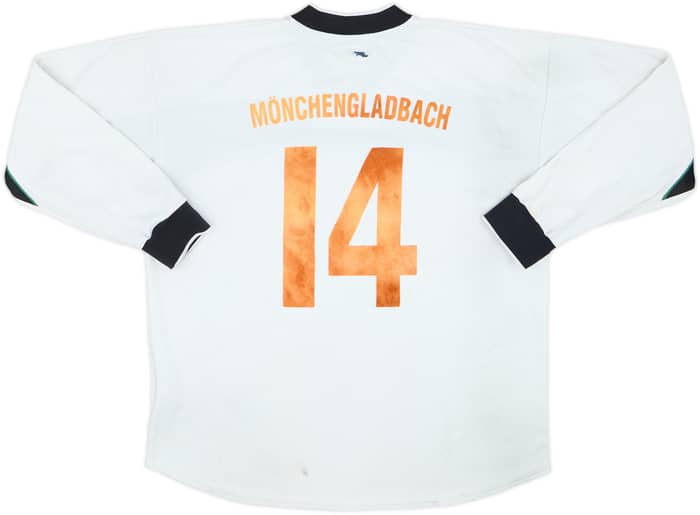 2000-02 Borussia Monchengladbach Home L/S Shirt #14 - 4/10 - (M)