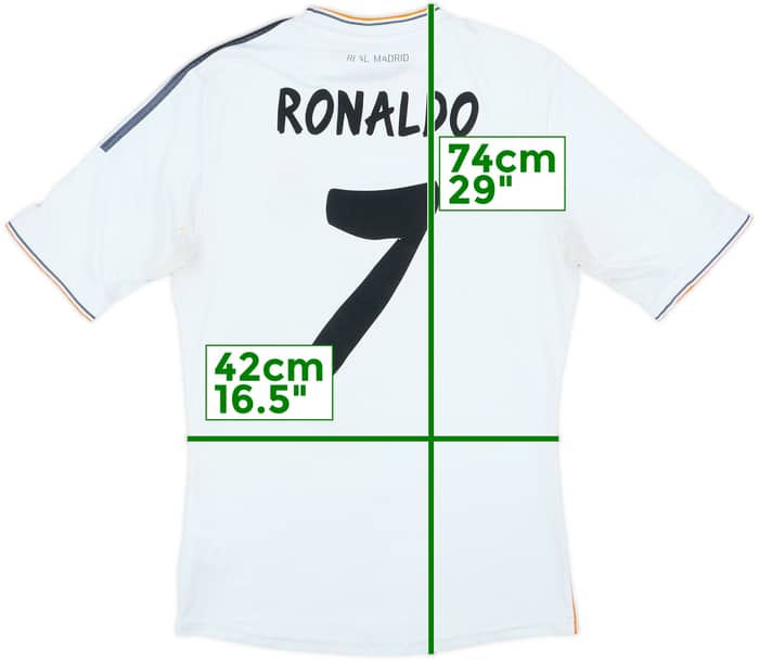 2013-14 Real Madrid Home Shirt Ronaldo #7 - 4/10 - (S)