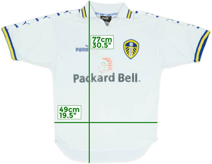 1998-00 Leeds United Home Shirt - 5/10 - (S)