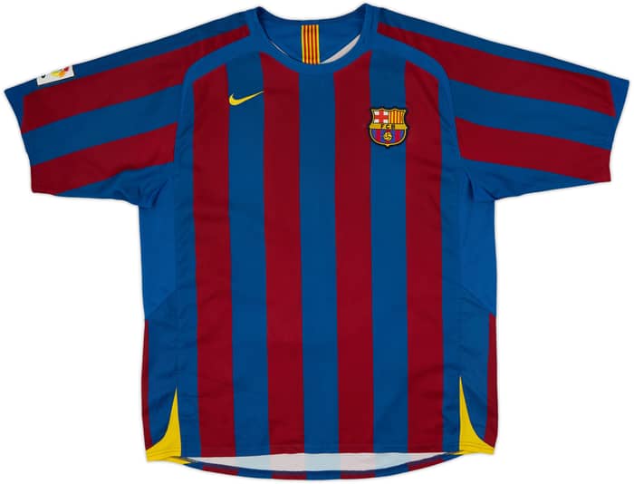 2005-06 Barcelona Home Shirt Messi #30 - 8/10 - (XL)
