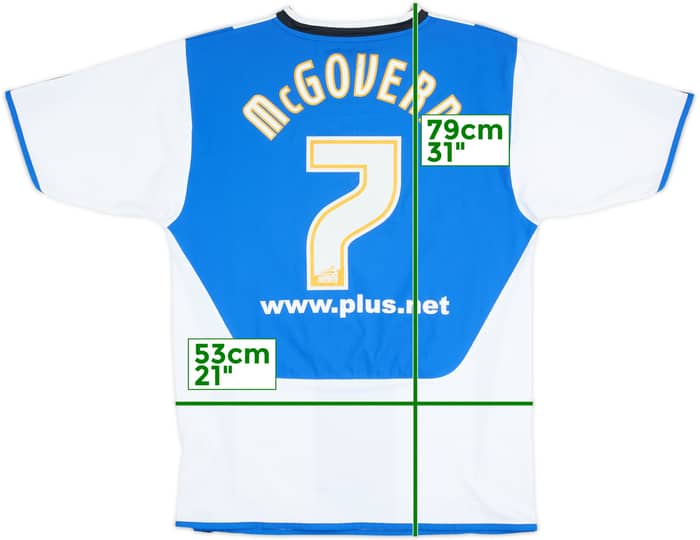 2005-07 Sheffield Wednesday Home Shirt McGovern #7 - 4/10 - (M)