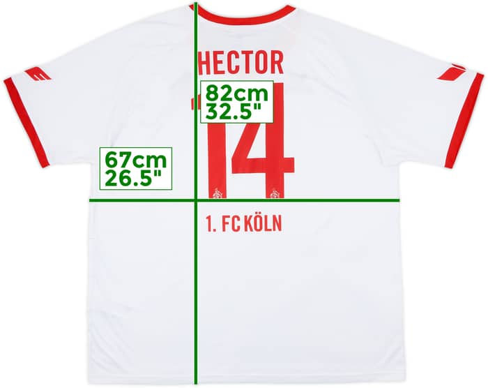 2015-16 FC Koln Home Shirt Hector #14 - 6/10 - (5XL)