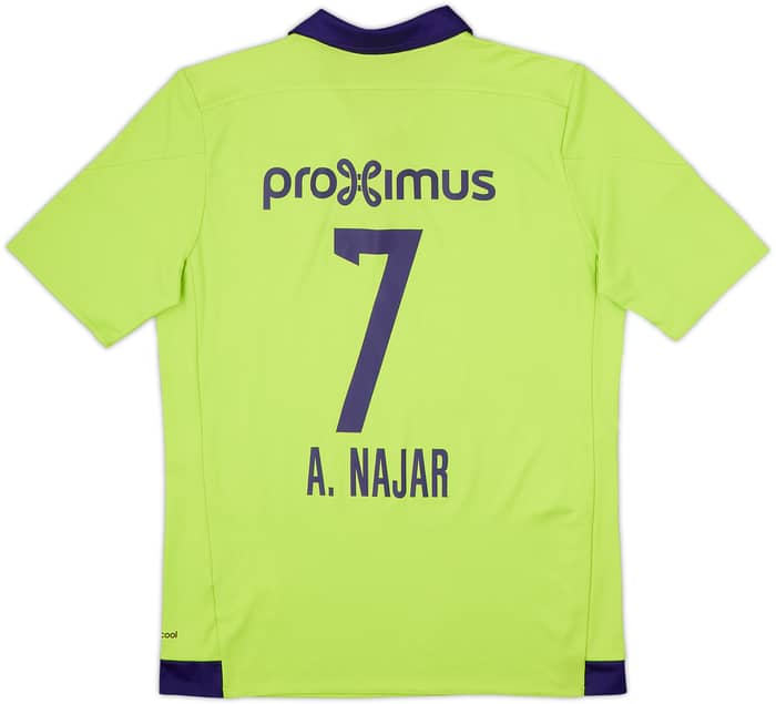 2015-16 Anderlecht Away Shirt A. Najar #7 - 9/10 - (15-16 Years)
