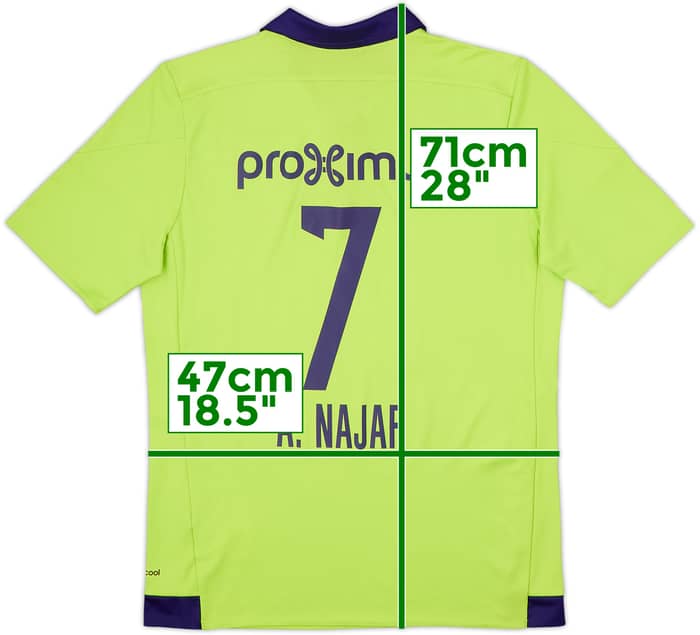 2015-16 Anderlecht Away Shirt A. Najar #7 - 9/10 - (15-16 Years)