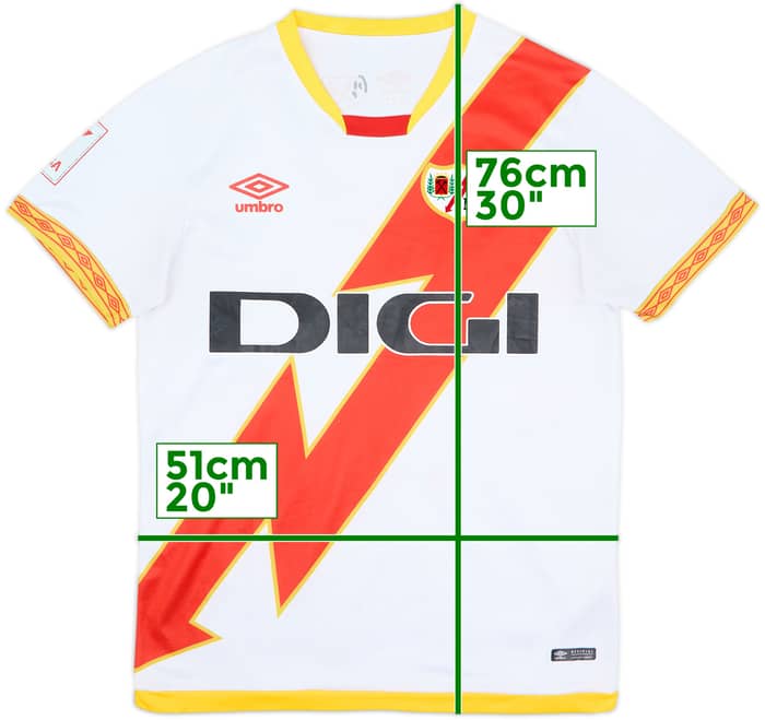 2023-24 Rayo Vallecano Home Shirt - 6/10 - (M)
