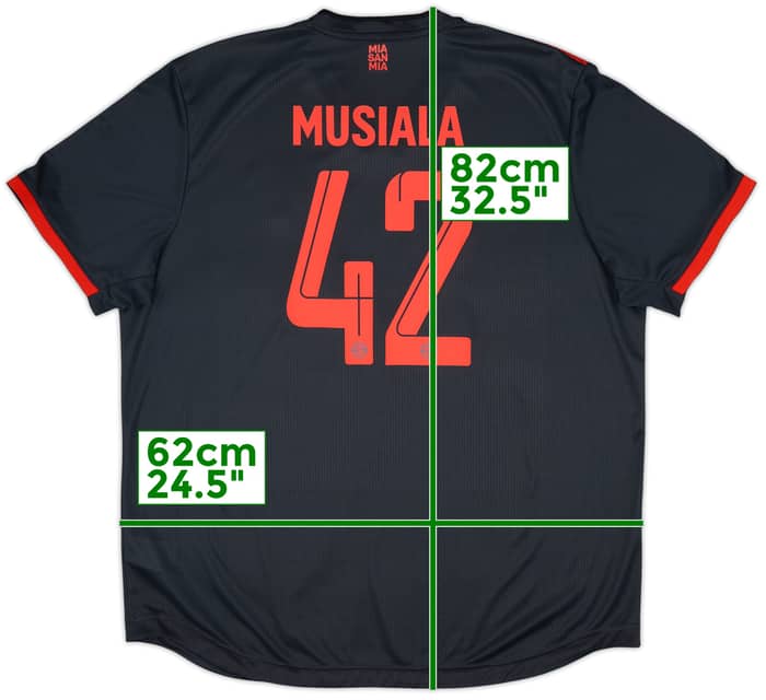 2022-23 Bayern Munich Authentic Third Shirt Musiala #42 - 9/10 - (XXL)