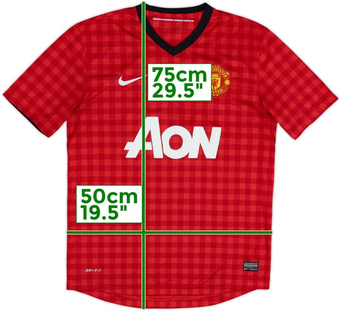 2012-13 Manchester United Home Shirt - 5/10 - (M)