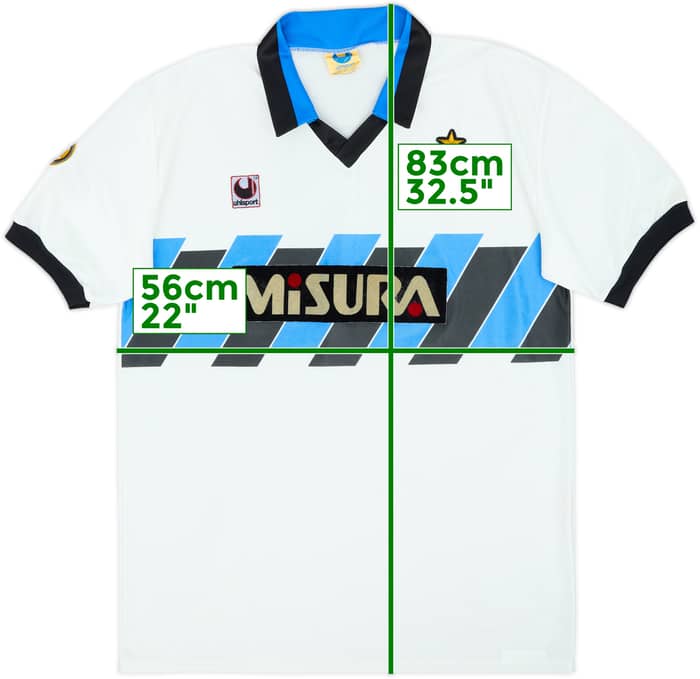 Camiseta de visitante de Inter Milan 1989-90 #9 - 6/10 - (XL)