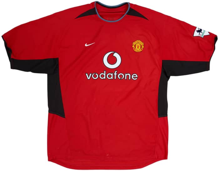 2002-04 Manchester United Home Shirt Beckham #7 - 4/10 - (XL)