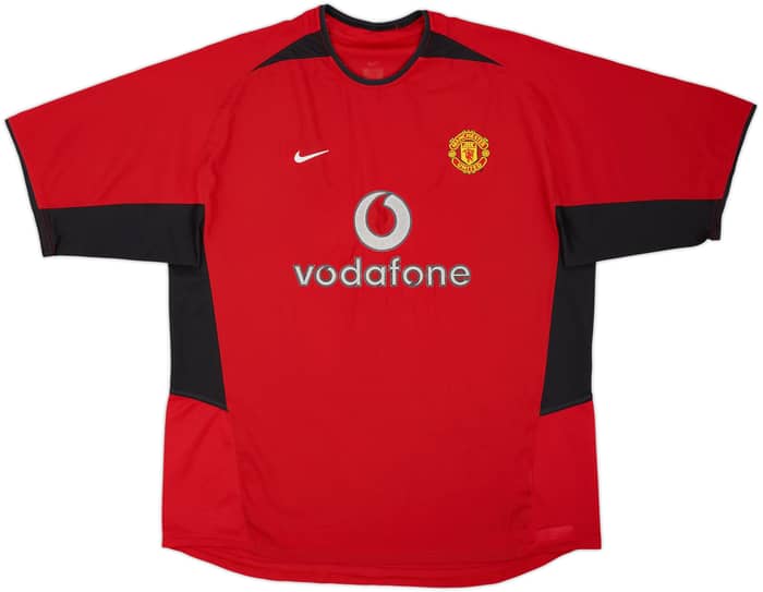 2002-04 Manchester United Home Shirt - 5/10 - (XL)