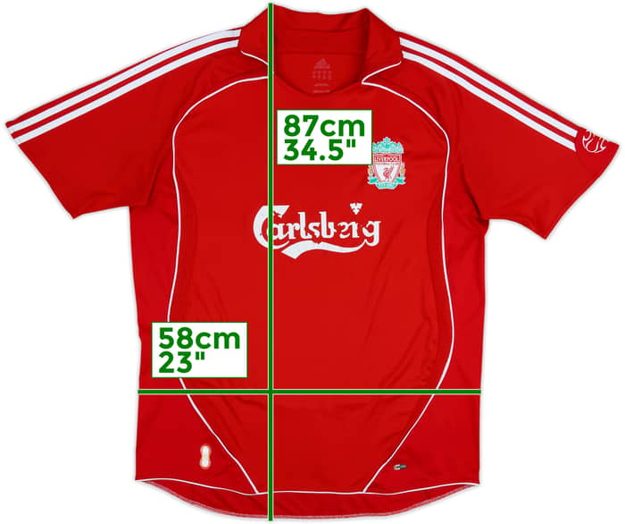 2006-08 Liverpool Home Shirt - 4/10 - (XL)