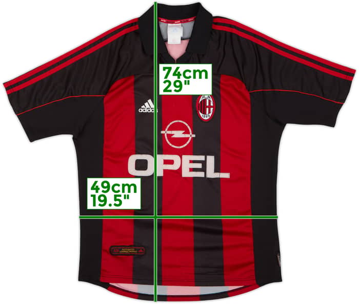 1998-00 AC Milan Home Shirt - 5/10 - (M)