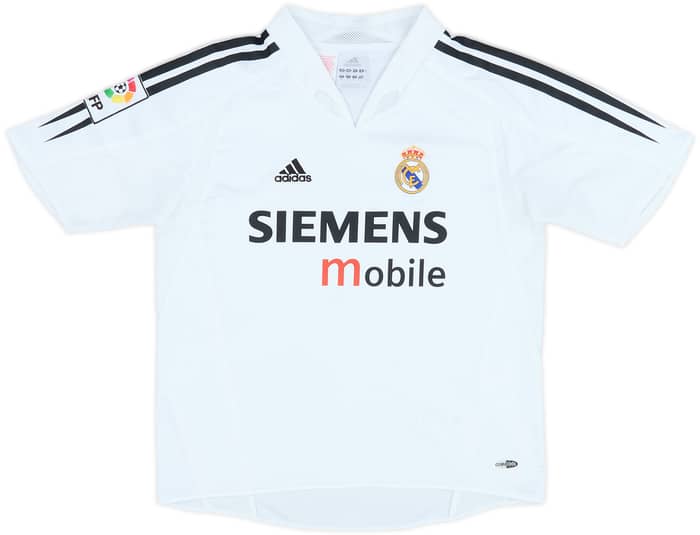 2004-05 Real Madrid Home Shirt - 8/10 - (12-13 Years)