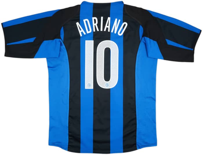 Camiseta de local del Inter Milan 2004-05 Adriano #10 - 6/10 - (L)