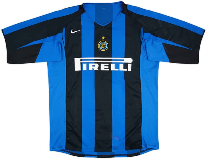 Camiseta de local del Inter Milan 2004-05 Adriano #10 - 6/10 - (L)