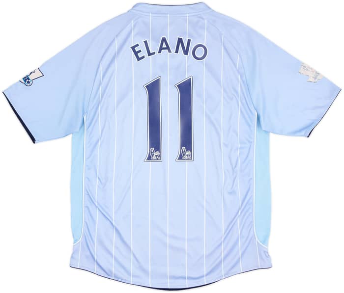 2007-08 Manchester City Home Shirt Elano #11 - 5/10 - (L)