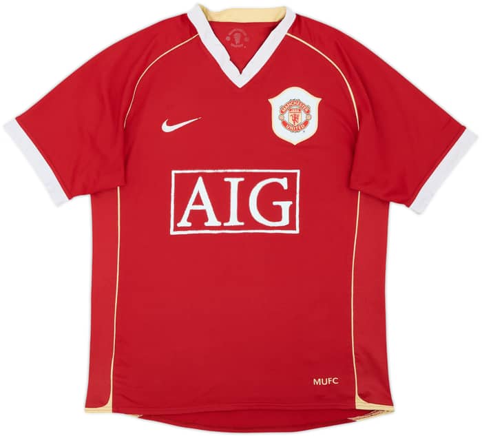 2006-07 Manchester United Home Shirt - 5/10 - (XL.Boys)