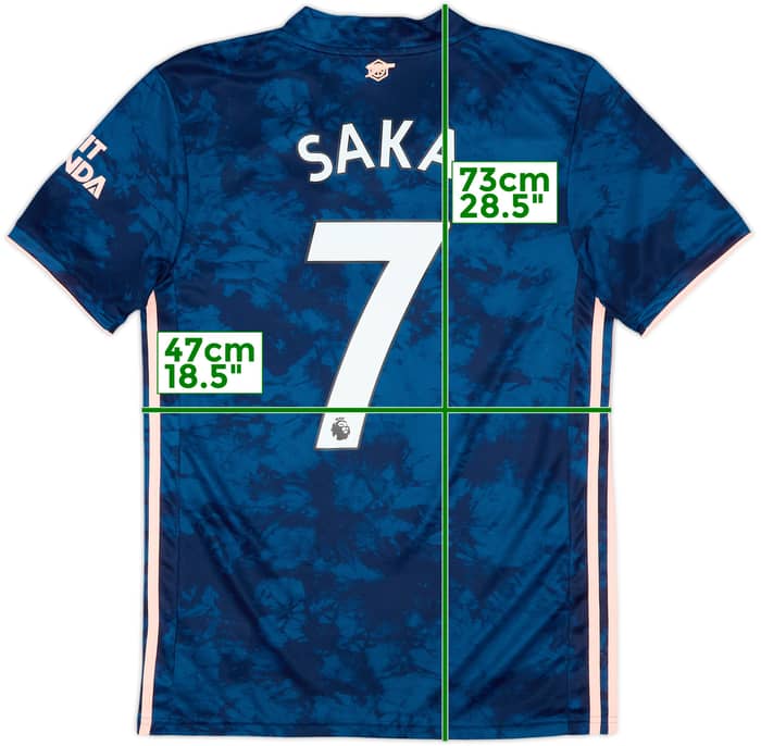 2020-21 Arsenal Third Shirt Saka #7 - 8/10 - (S)
