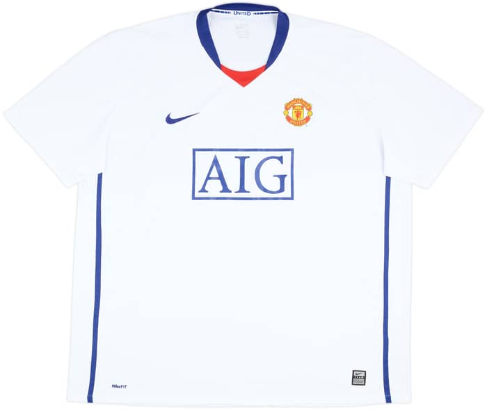 2008-10 Manchester United Away Shirt Berbatov #9 - 8/10 - (3XL)